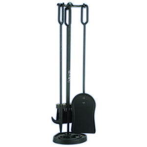 Tom Bell 3P + Stand Fireplace Tool Set - Fireplace Tool Set - DYS Fireplace Accessories