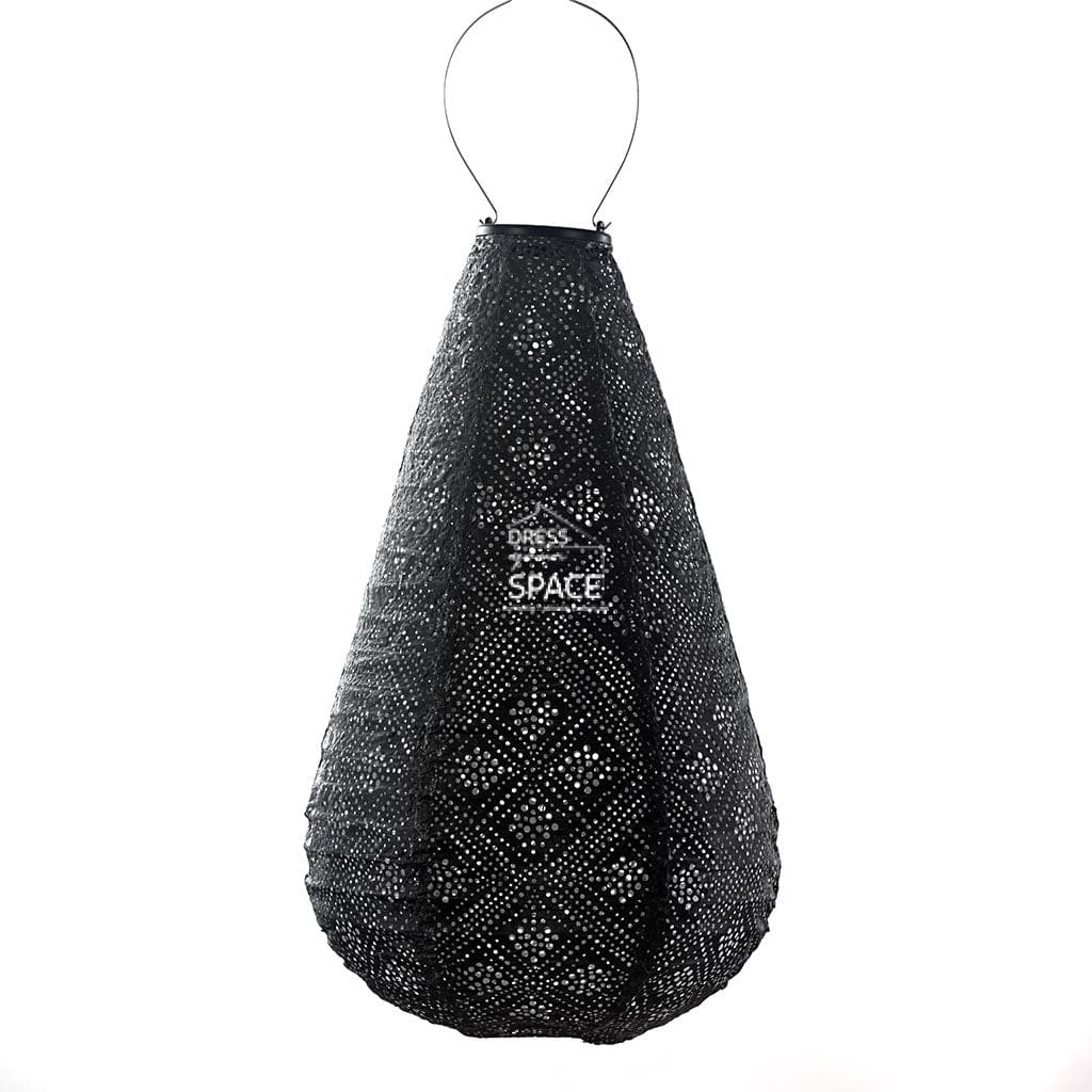 Topaze Drop 28 - Dark Grey Solar Lantern Outdoor Lighting Lumiz
