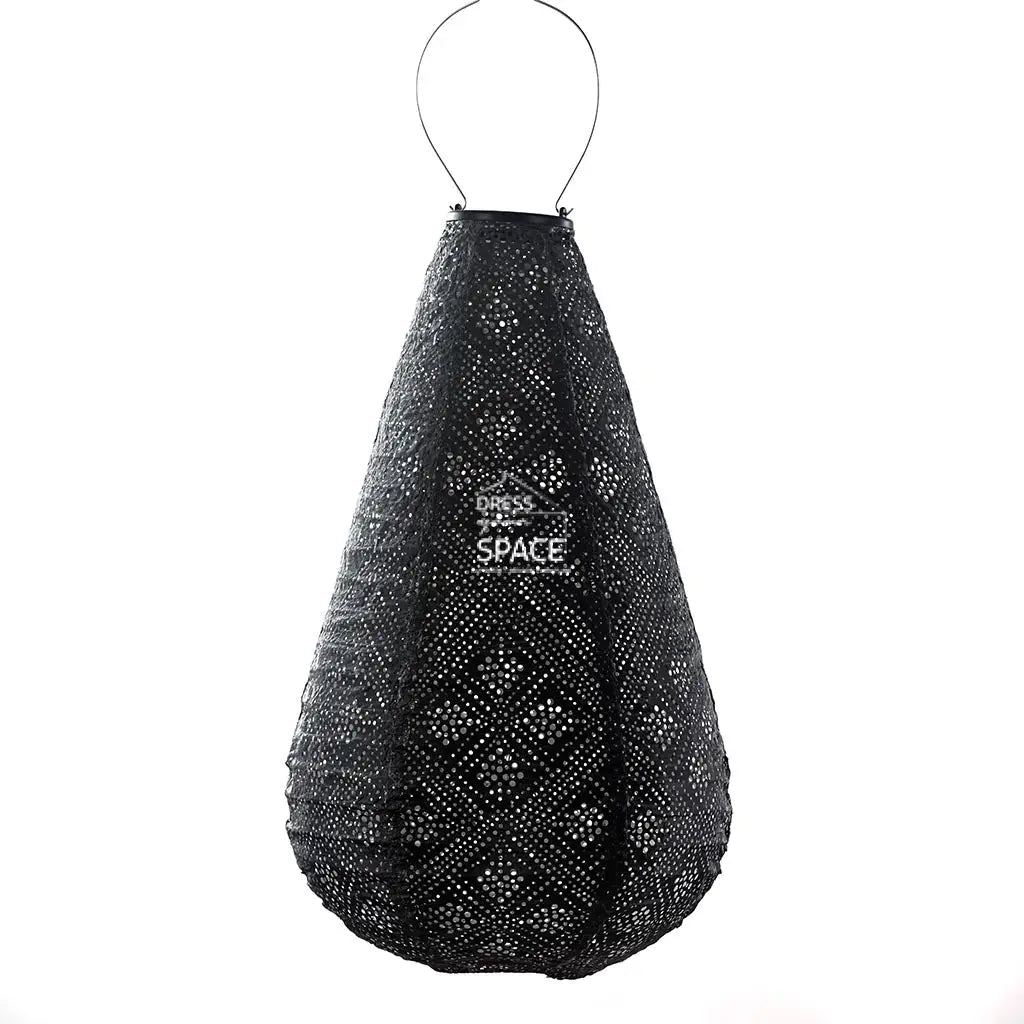 Topaze Drop 28 - Dark Grey Solar Lantern Outdoor Lighting Lumiz