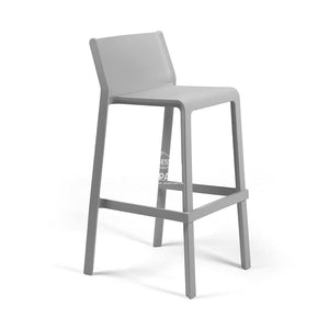 Trill Bar Stool - Grigio - Outdoor Bar Stool - Nardi