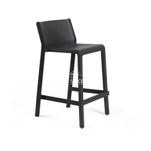 Trill Mini Counter Stool - Anthracite - Outdoor Bar Stool - Nardi