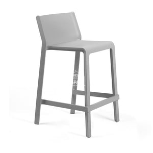 Trill Mini Counter Stool - Grigio - Outdoor Bar Stool - Nardi