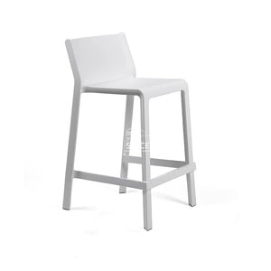 Trill Mini Counter Stool - Bianco - Outdoor Bar Stool - Nardi