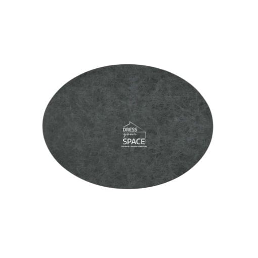 Truman Placemat Oval - Black - Placemat - DYS Indoor