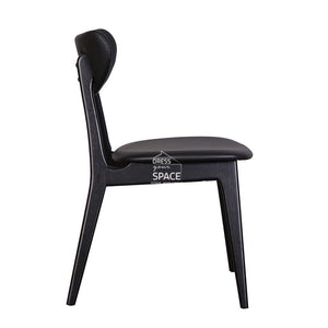 Valentina Chair - Black/Black PU - Indoor Dining Chair - DYS Indoor