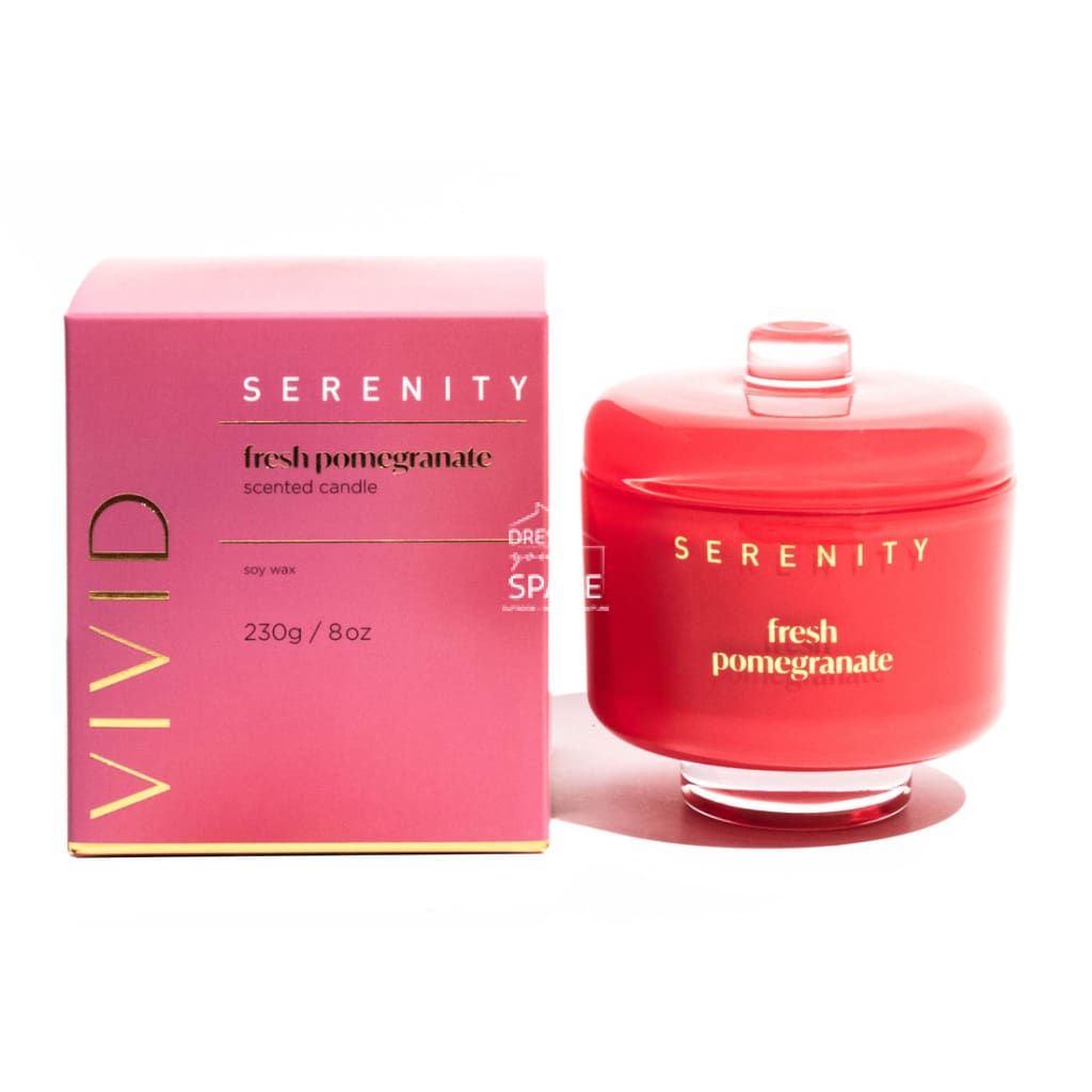 Vivid Candle - Fresh Pomegranate - Candle - Serenity Candles