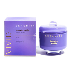 Vivid Candle - Lavender Vanilla - Candle - Serenity Candles