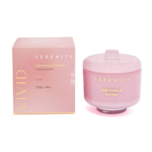 Vivid Candle - Tuberose & Berries - Candle - Serenity Candles