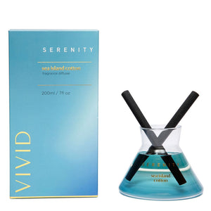 Vivid Diffuser - Sea Island Cotton - Fragrance Diffuser - Serenity Candles