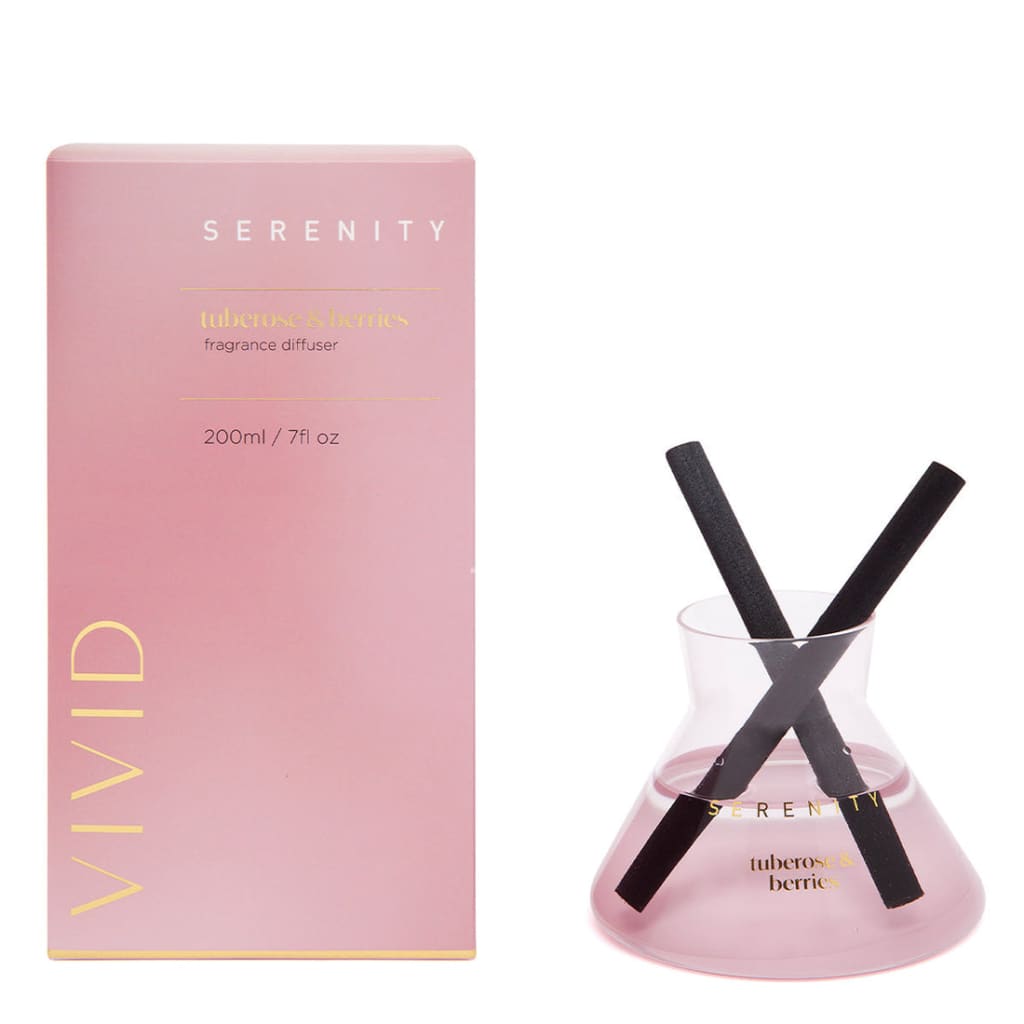 Vivid Diffuser - Tuberose & Berries - Fragrance Diffuser - Serenity Candles