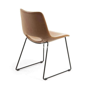 Ziggy Chair - Rust PU - Indoor Dining Chair - La Forma