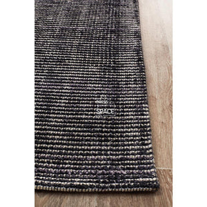Allure Black Cotton Rayon Rug - Indoor Rug - Rug Culture