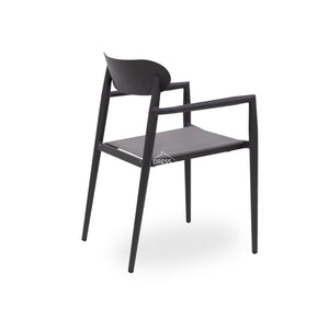 Arlington Sling Chair - Charcoal - Outdoor Chair - DYS Outdoor
