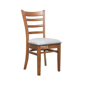 Beatrice Chair - Teak/Mushroom Fabric - Indoor Dining Chair - DYS Indoor