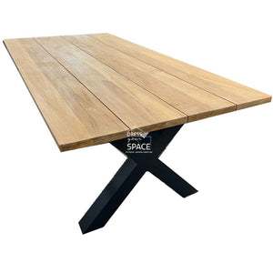 Bellona Teak Table - Matt Royal Grey - Outdoor Table - DYS Outdoor