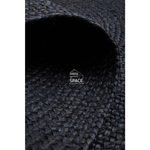 Bondi Black Oval Rug - Indoor Rug - RUG CULTURE