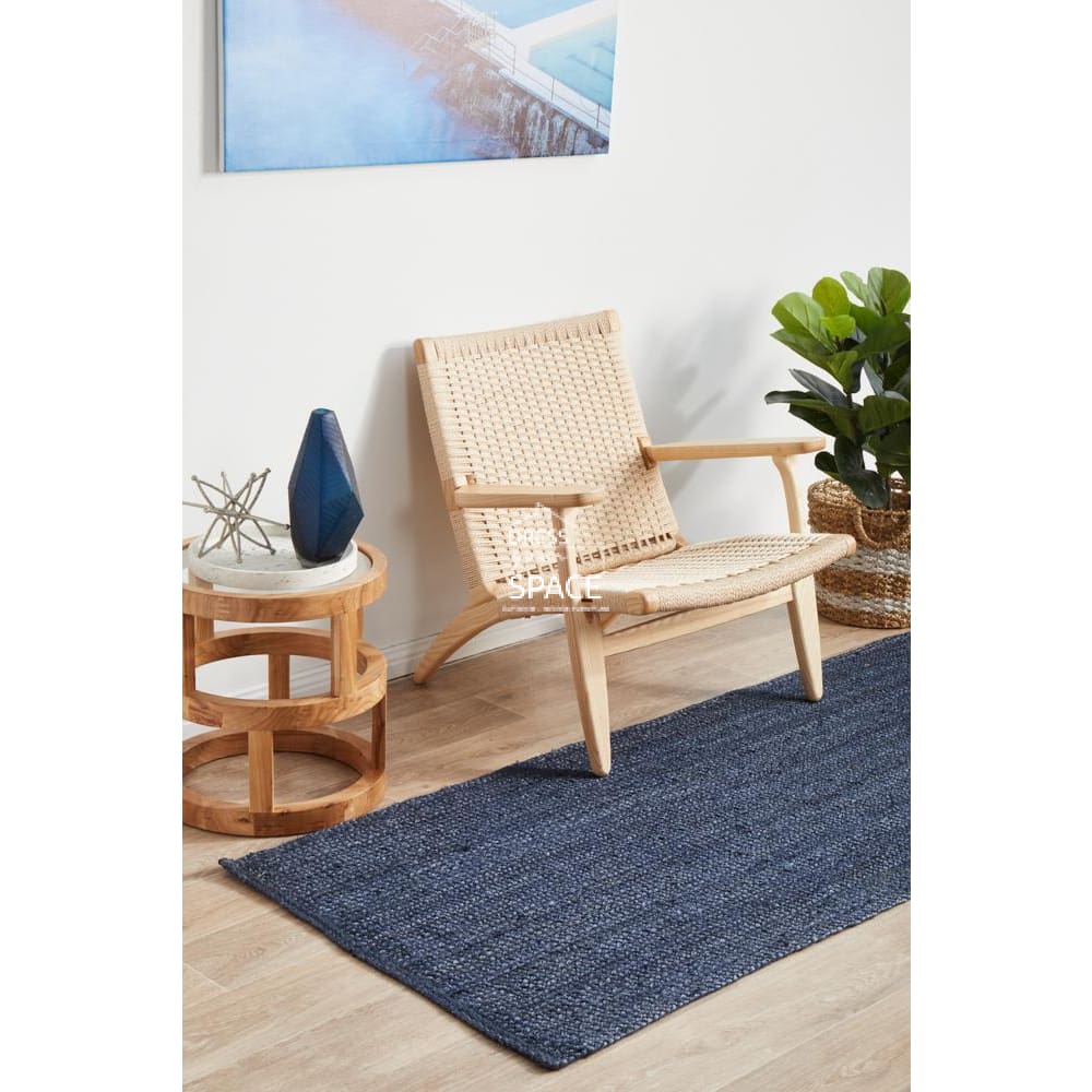 Bondi Navy Runner Rug - Indoor Hallway Runner - RUG CULTURE