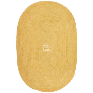 Bondi Yellow Oval Rug - Indoor Rug - RUG CULTURE