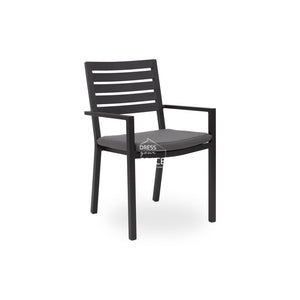 Bordeaux Chair - Charcoal - Outdoor Chair - DYS Outdoor