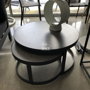 Cairo Set of 2 Coffee Table - Gun Metal - Outdoor Coffee Table - DYS Outdoor