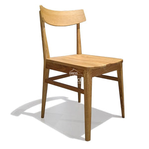 Clara Oak Chair - Natural/Natural - Indoor Dining Chair - DYS Indoor