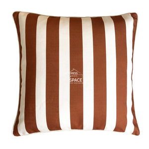 Daydream Stripe Cushion - Terracotta - Outdoor Cushion - Zaab
