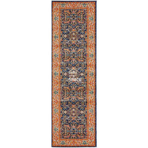 Evoke Splash Multi Runner Rug - Indoor Hallway Runner - Rug Culture