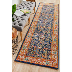 Evoke Splash Multi Runner Rug - Indoor Hallway Runner - Rug Culture