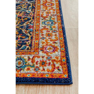 Evoke Splash Multi Runner Rug - Indoor Hallway Runner - Rug Culture