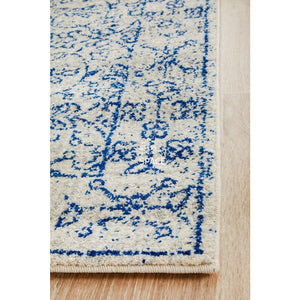 Evoke Whisper White Runner Rug - Indoor Hallway Runner - Rug Culture