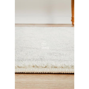 Evoke Winter White Runner Rug - Indoor Hallway Runner - Rug Culture