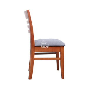 Flora Chair - Maple/Truffle Fabric - Indoor Dining Chair - DYS Indoor