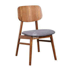 Gemma Chair - Teak/Truffle - Indoor Dining Chair - DYS Indoor