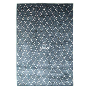 Hume Tencel Rug - Pitch Blue - Indoor Rug - Bayliss Rugs