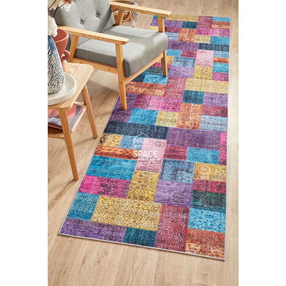 Illusions 167 Multi Runner Rug - Indoor Hallway Runner - RUG CULTURE