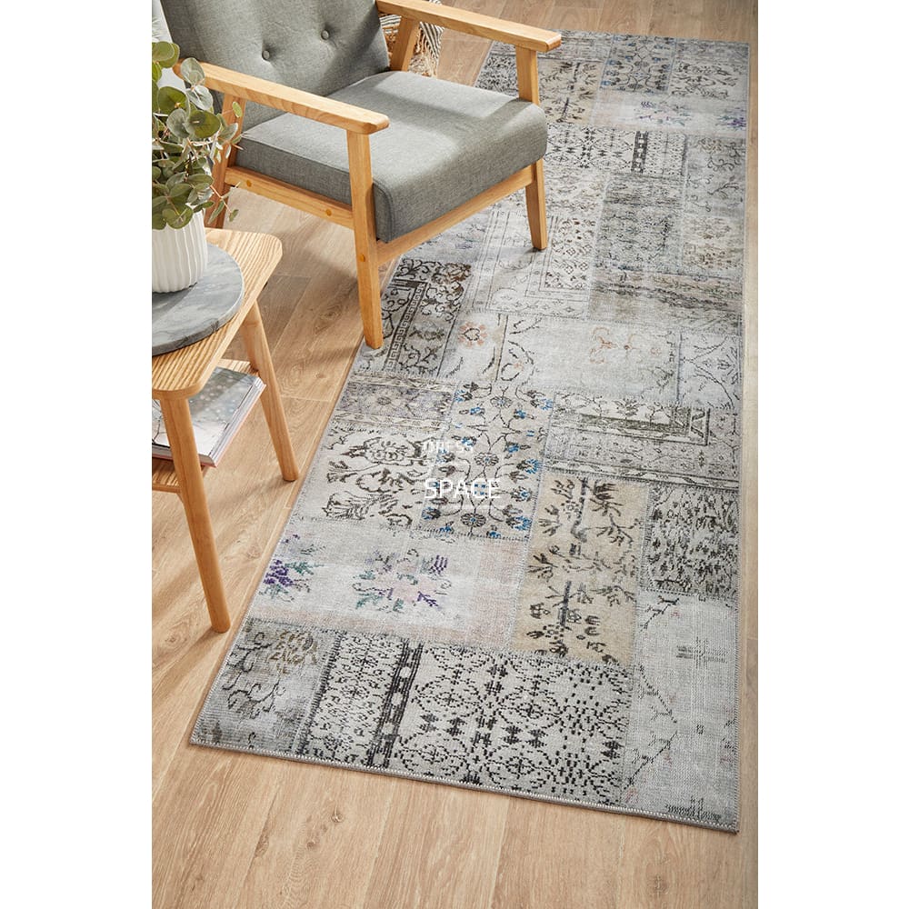 Illusions 189 Stone Runner Rug - Indoor Hallway Runner - RUG CULTURE