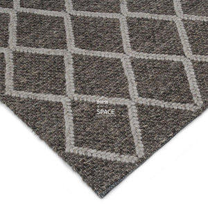 Ivy Wool/Viscose Rug - Graphite/Fog - Indoor Rug - Bayliss Rugs