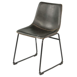 Karla Chair - Black PU - Indoor Dining Chair - DYS Indoor