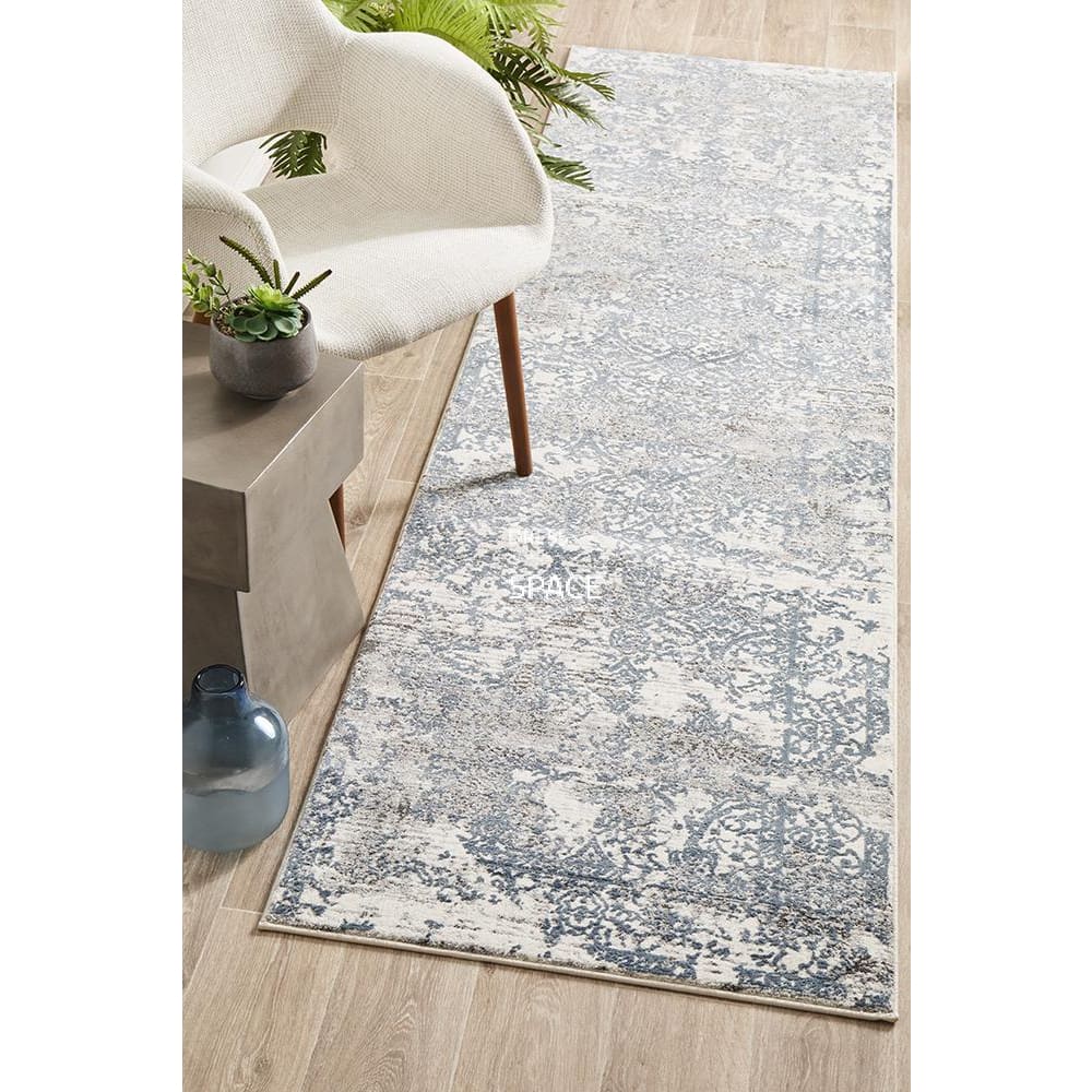 Kendra Yasmin Distressed Transitional Runner Rug - Indoor Hallway Runner - Rug Culture
