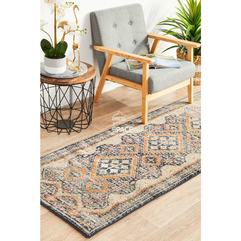 Legacy 863 Navy Runner Rug - Indoor Hallway Runner - Rug Culture
