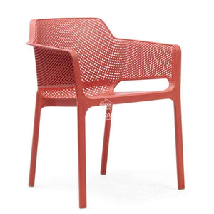 Leon Concrete - Nardi Net Chair 9 Piece Set - Outdoor Dining Set - DYS Outdoor