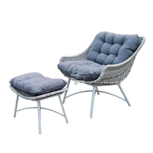 Malmo Chair and Ottoman - Outdoor Lounge Chair - DYS Outdoor