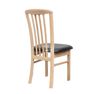 Mary Chair - Natural/Black PU - Indoor Dining Chair - DYS Indoor