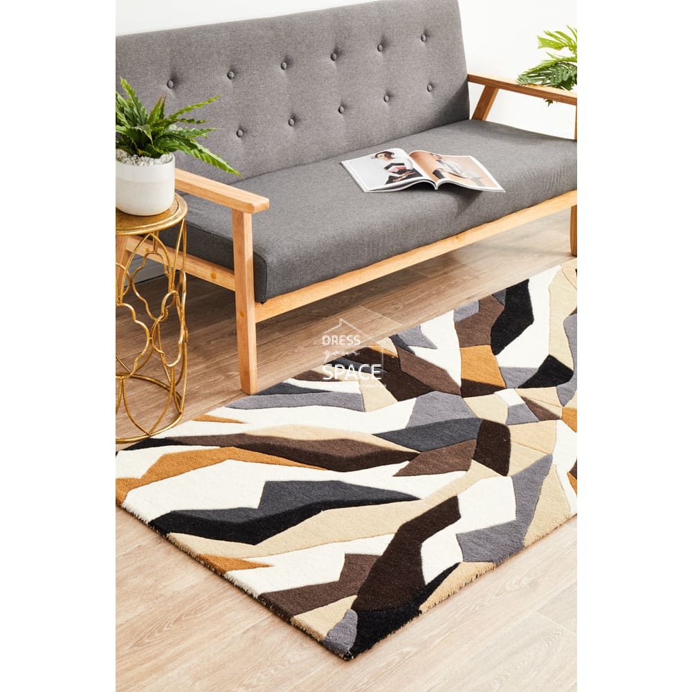 Matrix Pure Wool 903 Fossil Runner Rug - Indoor Hallway Runner - Rug Culture