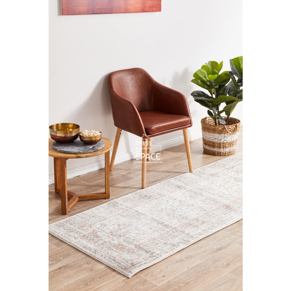 Mayfair Lorissa Silver Runner Rug - Indoor Hallway Runner - Rug Culture