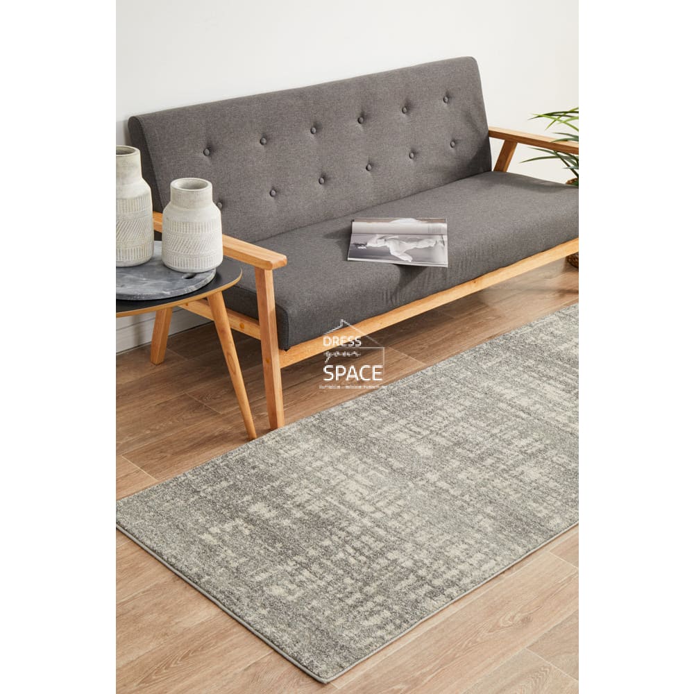 Mirage 354 Silver Runner Rug - Indoor Hallway Runner - Rug Culture