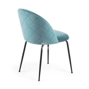 Mystere Chair - Teal Velvet - Indoor Dining Chair - La Forma