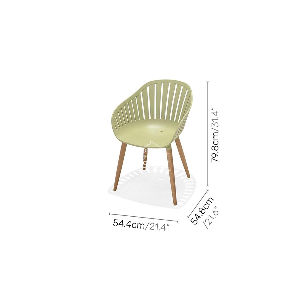 Nassau 3 Piece Bistro Set - Lime - Outdoor Balcony Set - Lifestyle Garden
