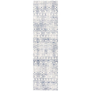 Oasis Ismail White Blue Rustic Rug - Indoor Rug - Rug Culture