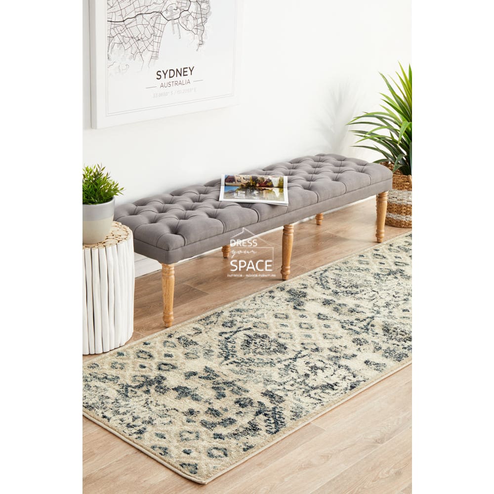 Oxford 432 Blue Runner Rug - Indoor Hallway Runner - Rug Culture